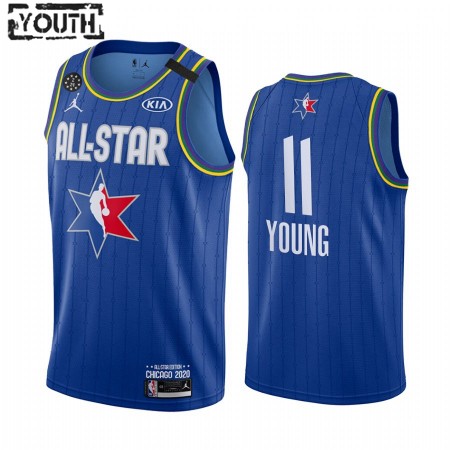 Dres NBA Atlanta Hawks Trae Young 11 2020 All-Star Jordan Brand Plava Swingman - Dječji